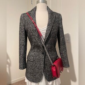 Rebecca Minkoff Monochrome Herringbone Jacket